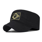 Camo Baseball Cap Men Summer Brazil Flag Sun Protection Snapback Caps Male Casual Airsoft Hat Outdoor Fishing Hiking Camping Hat