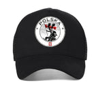 Poland Flag Graphic Mens Baseball Cap 3D Printed Summer Casual Poland Polska Husarz hat Cool Summer Mesh Trucker hats