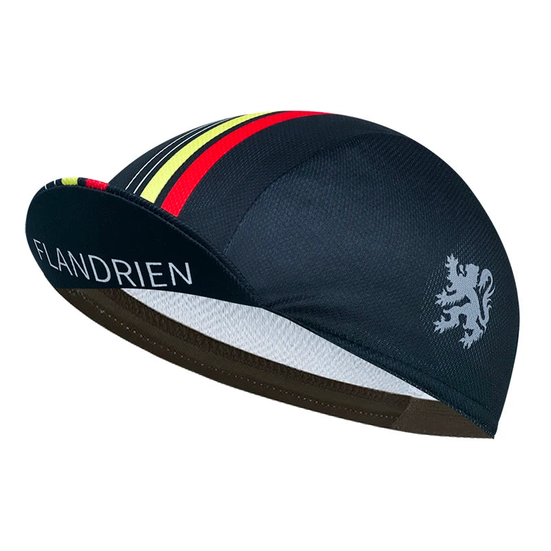 New Summer Sweat Absorbing Riding Cap, Classic Riding Cap, National Flag, Polyester Sweat Absorbing, Neutral, Popular