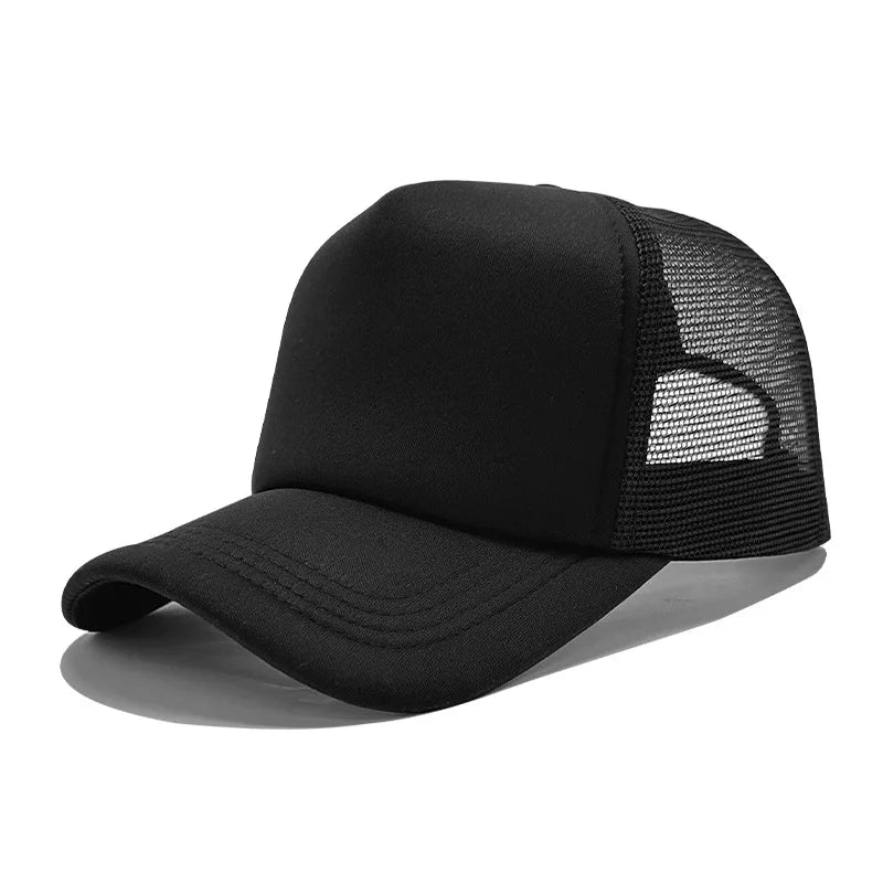 Flag Printing Baseball Caps for Men Women Sponge Mesh Cap Boys Girls Outdoor Sunhat Summer Trucker Snap Back Hats Dropshipping