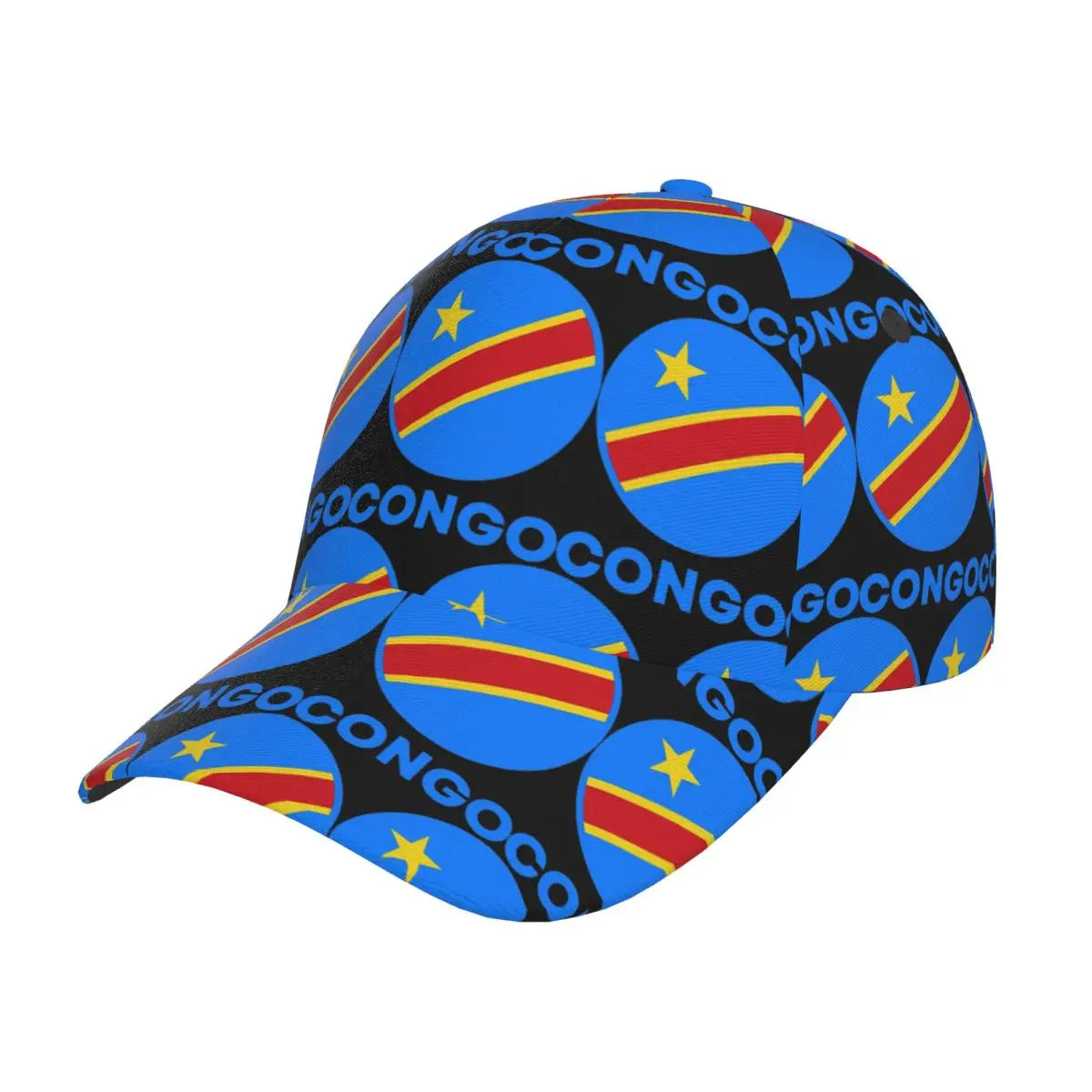 Flag Of Congo Kinshasa Flag Of Zaire Baseball Caps Men Women Hats Outdoor Adjustable Casual Cap Hip Hop Baseball Hat Casquette