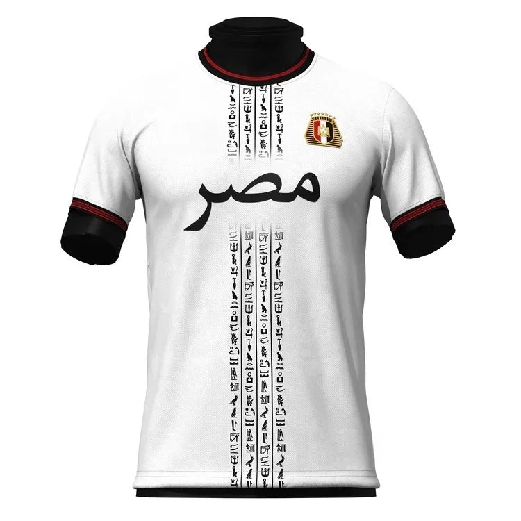 2026 New Quick Drying Egyptian Men's Sports Football Jersey, Fan Friendly Training Jersey, National Team