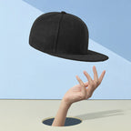 Flat Brim Fitted Cap