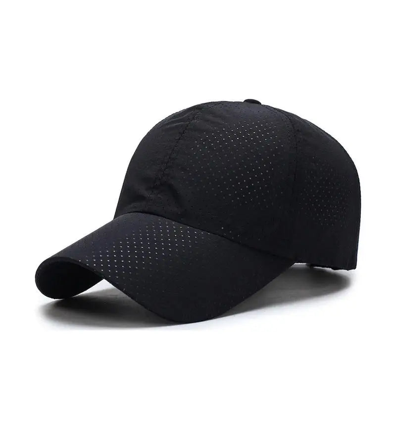 Custom Logo Cap — Embroidered Mesh Baseball Cap