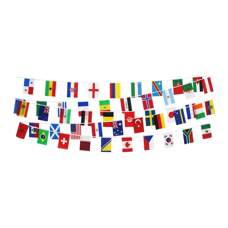 FIFA World Cup 2026 Bunting — 48 Country Flags