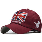 New Men's Baseball Cap Embroidery England Flag Brand Snapback Womens Baseball Hats Cotton Dad Hat Gorra Hombre Trucker Cap