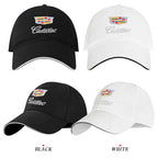 1pcs Car Emblem Embroidery Snapback Baseball Cap Spring And Autumn Outdoor Adjustable Casual Hats Sunscreen Hat For Cadillac