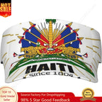 Haiti Flag Cap Man Woman Sport Visor Hat Fashion Sunhat Adjustable Outdoor Sun Hats Trucker Caps Casual Snapback Hat