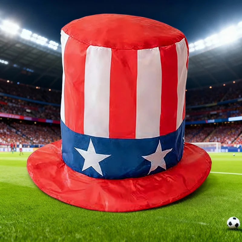 FIFA World Cup 2026 Flag Top Hat — Fan Party Hat
