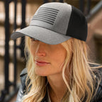 USA Flag Baseball Cap — Patriotic Mesh Hat