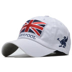 New Men's Baseball Cap Embroidery England Flag Brand Snapback Womens Baseball Hats Cotton Dad Hat Gorra Hombre Trucker Cap