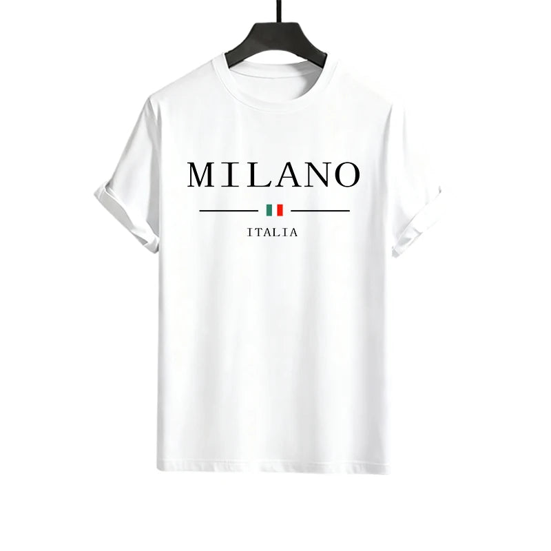 Italy Print T-shirt and Shorts Men's Tracksuit Urban Casual Fashion Short Sleeve Sportswear Spring Summer Male T-Shirts Co-ords