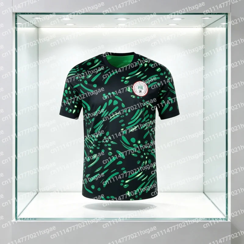2026 Nigeria Away Jersey Football Jersey Summer Quick-dry Breathable Trendy Top Match Daily Wear Family Kids Tees Quick Dry Tops