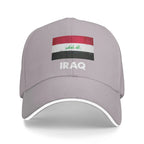 Iraq Flag Iraqi Baseball Cap  Casual Trucker Hat Summer Couple Women Kpop Rock Baseball Caps