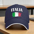 Italia Italian Flag Vintage Baseball Cap  Unisex Men Print Hip Hop Hats Summer Classic Tennis Skate Breathable Snapback Cap