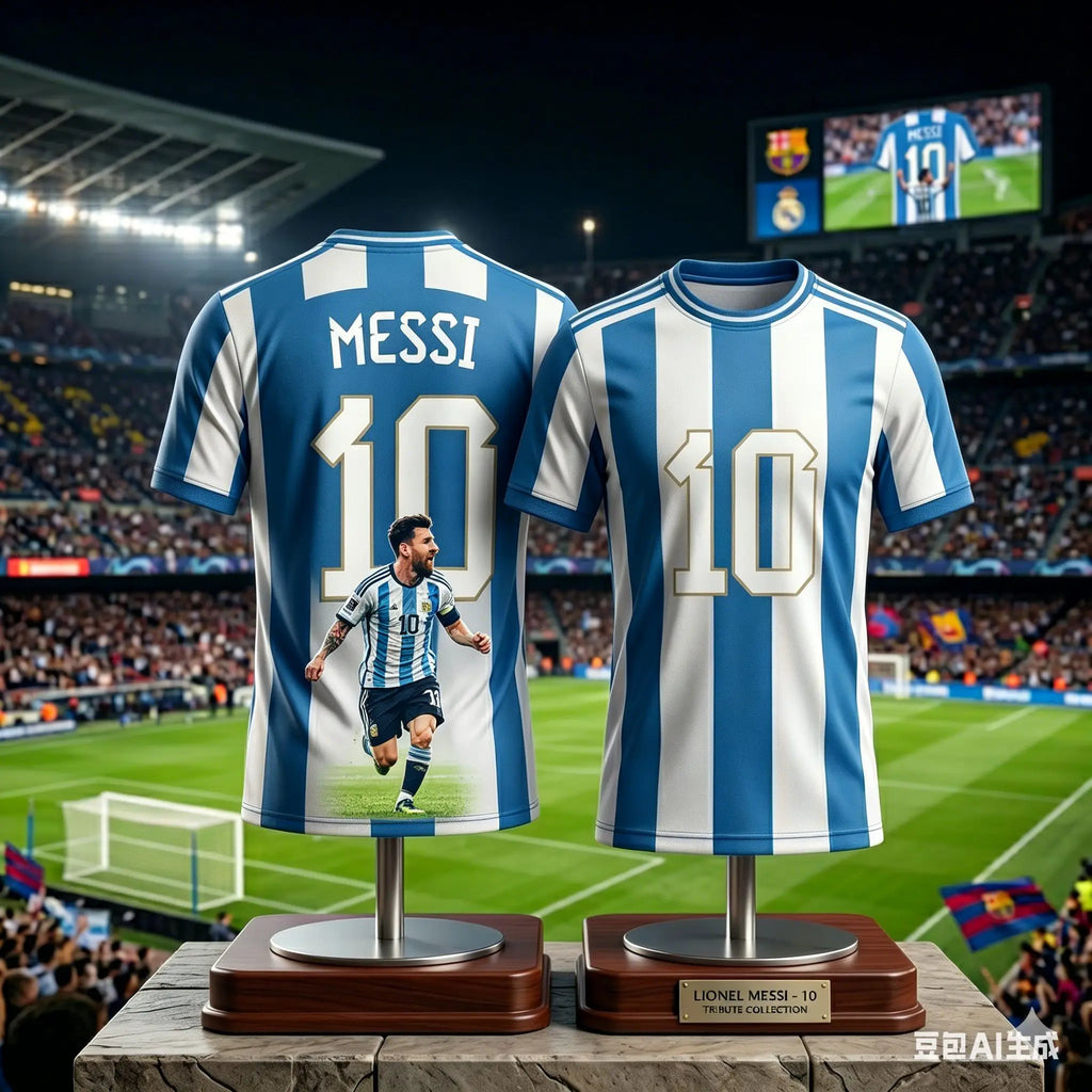 Kids #Messi #10 Soccer Jersey Boys Girls Football T Shirt Argentina Victory Hug Print Quick Dry Training Tee Fan Sport Tee