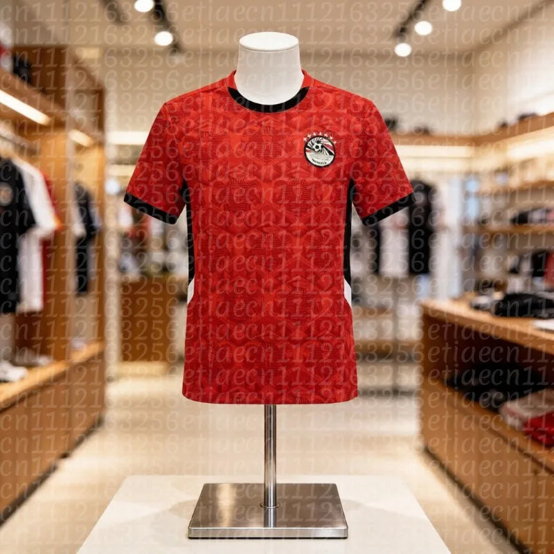 Egypt Home Jersey 2026 Men's Football Shirt Red Pattern Sportswear Tee Outfit Gift Casual Fashion Family Matching Top