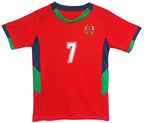New Soccer Jerseys for Kids 7#10 Football Sports Fan for Boys Girls Youth Soccer Shirts and Shorts Stockings Set for 4-14 Years