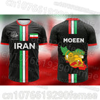 IRAN 2026 New Summer Football Jersey Men's Soccer Shirt Iran Flag Graphic T-Shirt Sports Wear Quick Dry Best Gift For Men Fans