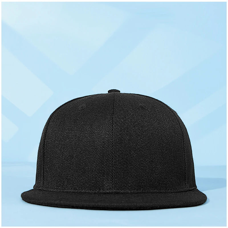 Flat Brim Fitted Cap