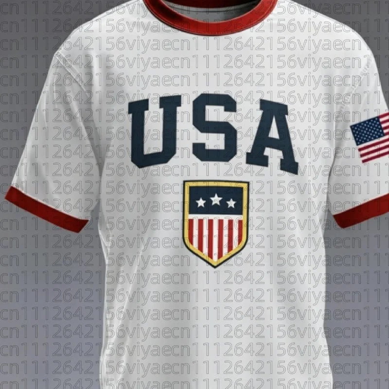 Summer Brazil Football Jersey Yellow-Green USA Print Training Casual Wear Year-Round Fan Apparel Men's Women's Family Kids Tees