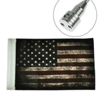 Motorcycle Rear Side Mount Luggage Pole Mount Flag America Flags For Harley Sportster XL883 XL1200 Touring FLHT Road King Glide