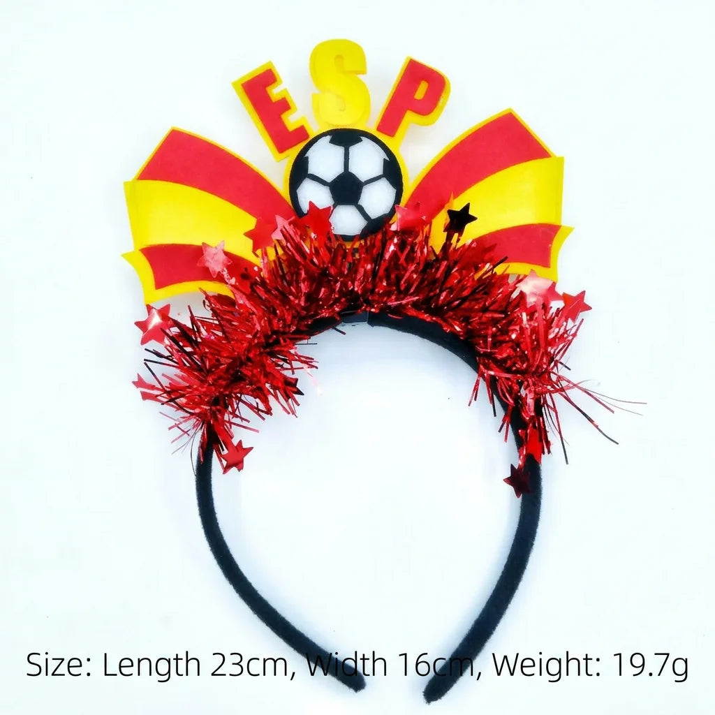 FIFA World Cup 2026 Flag Headband — Fan Cheering Hair Hoop