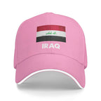 Iraq Flag Iraqi Baseball Cap  Casual Trucker Hat Summer Couple Women Kpop Rock Baseball Caps