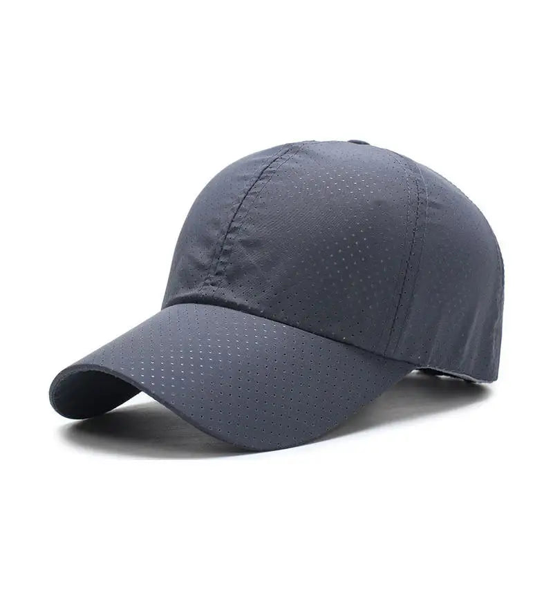 Custom Logo Cap — Embroidered Mesh Baseball Cap