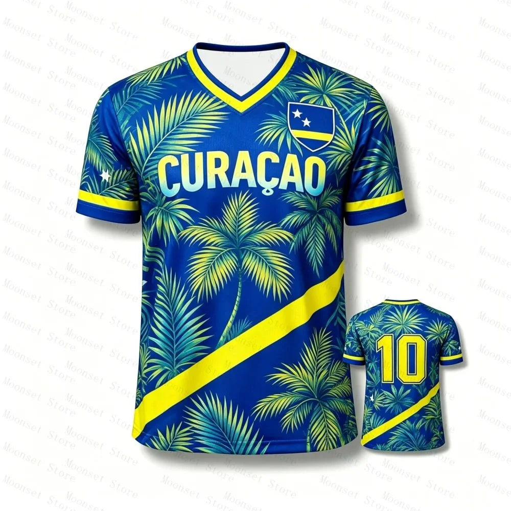 Curaçao Tribal Football Shirt — Men's Fan Jersey