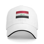 Iraq Flag Iraqi Baseball Cap  Casual Trucker Hat Summer Couple Women Kpop Rock Baseball Caps