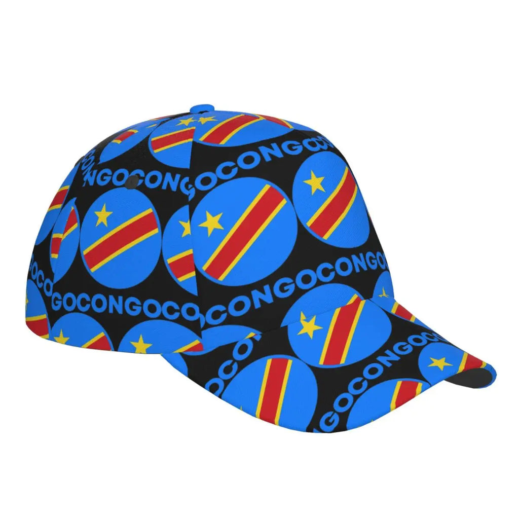 Flag Of Congo Kinshasa Flag Of Zaire Baseball Caps Men Women Hats Outdoor Adjustable Casual Cap Hip Hop Baseball Hat Casquette