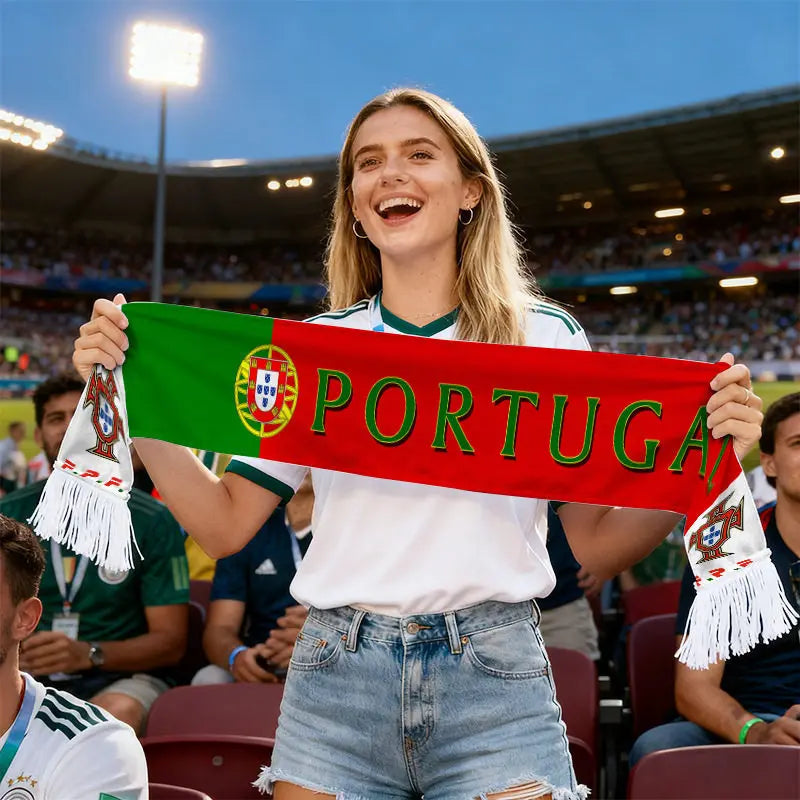 FIFA World Cup 2026 Fan Scarf — National Team Flag Print