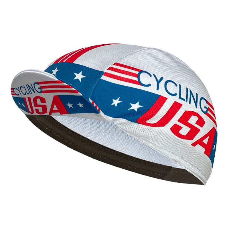 New Summer Sweat Absorbing Riding Cap, Classic Riding Cap, National Flag, Polyester Sweat Absorbing, Neutral, Popular