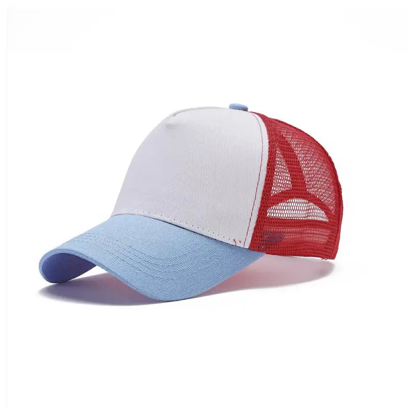 Custom Logo Cap — Embroidered Mesh Baseball Cap