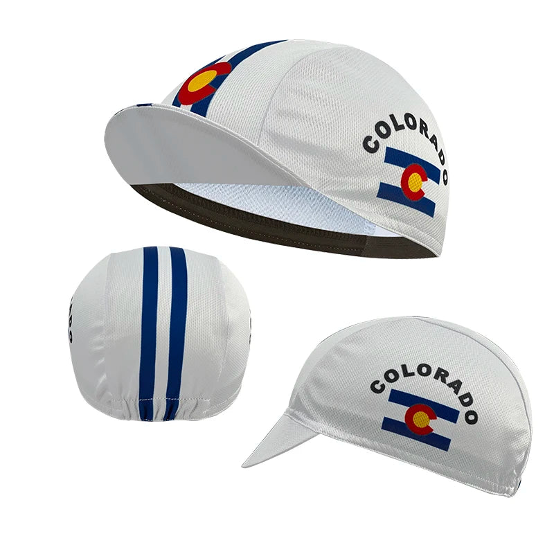 New cycling cap, polyester sweat wicking classic, popular, unisex, national flag
