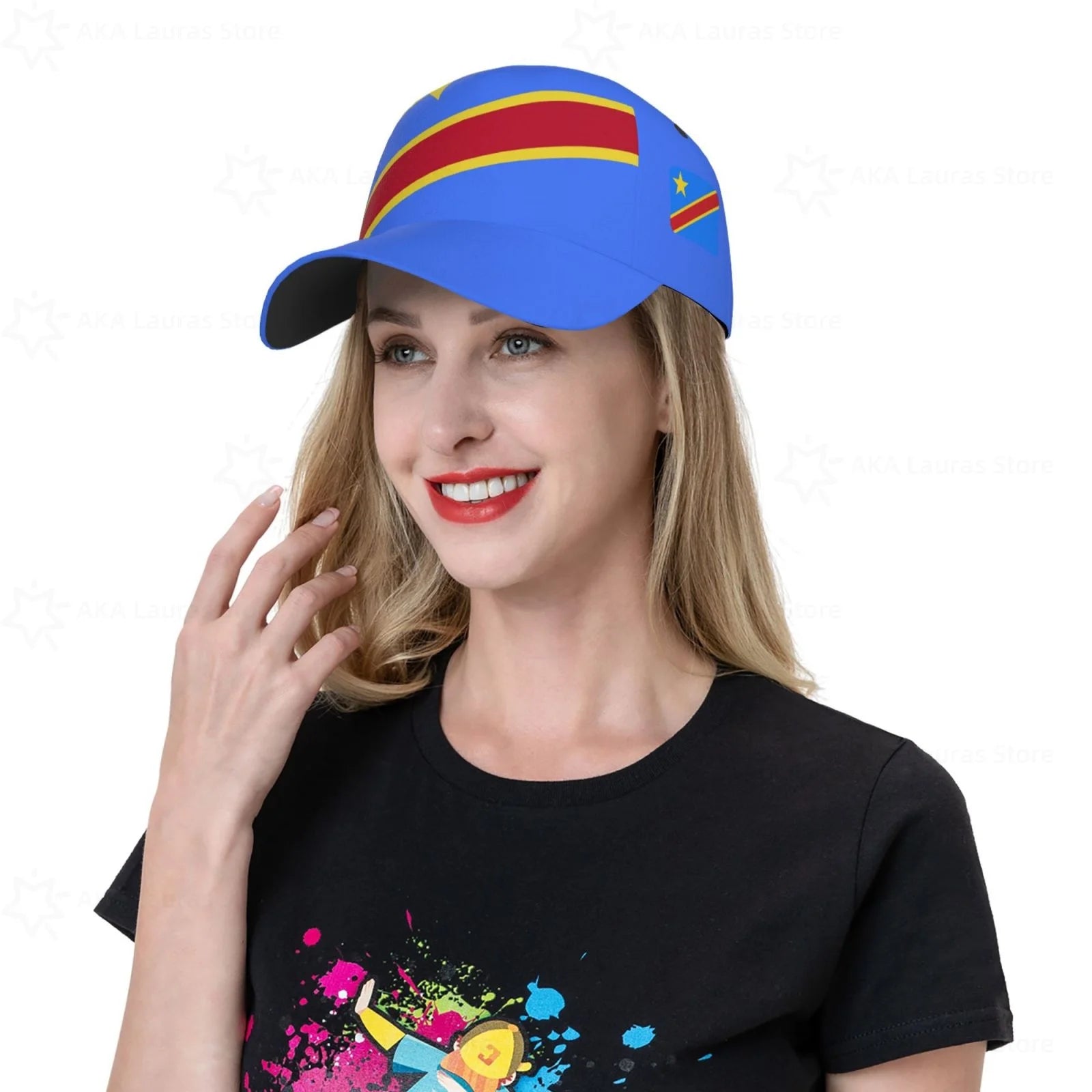 Congo Democratic Republic Flag Outdoor Sport Caps Baseball Hat Men Women Visor Cap Street Hip Hop Caps golf hat men