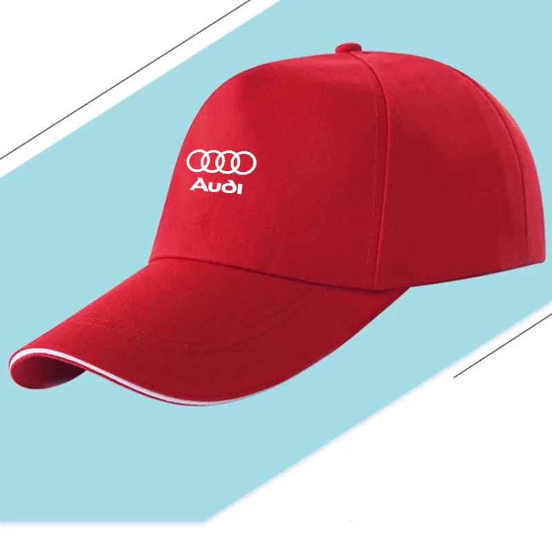 Car Baseball Cap Cotton Snapback Suitable for Audi Sline A4 A1 A3 A6  A7 A8 Q3 Q5 Q7 RS4 A5 S5 RS5Outdoor Sports hat