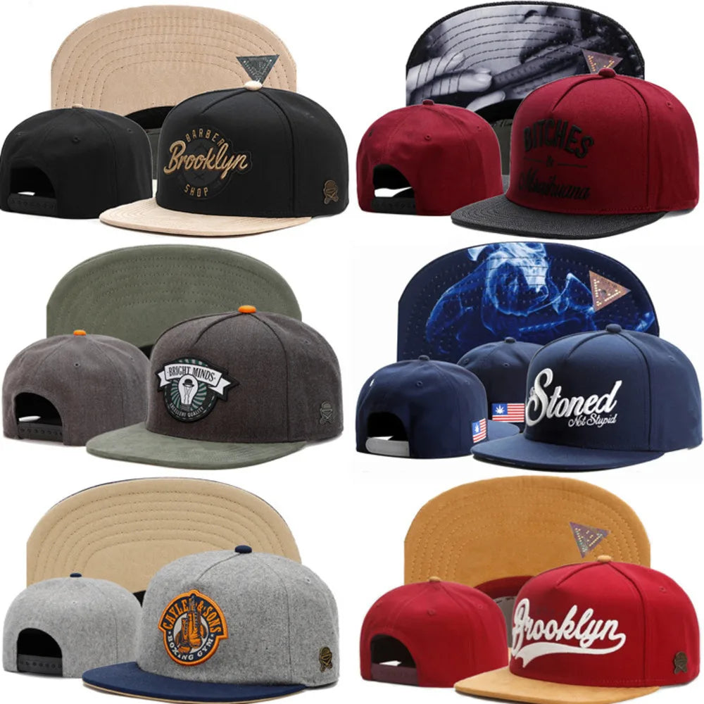 Hip Hop Flat Brim Snapback