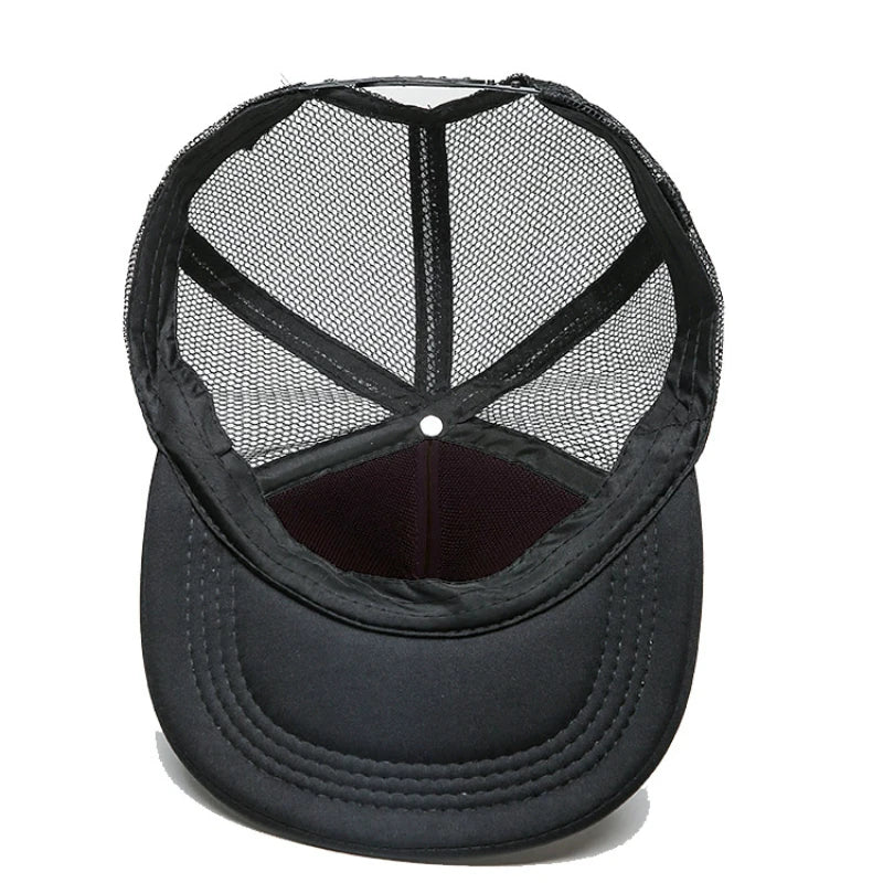 Flag Printing Baseball Caps for Men Women Sponge Mesh Cap Boys Girls Outdoor Sunhat Summer Trucker Snap Back Hats Dropshipping