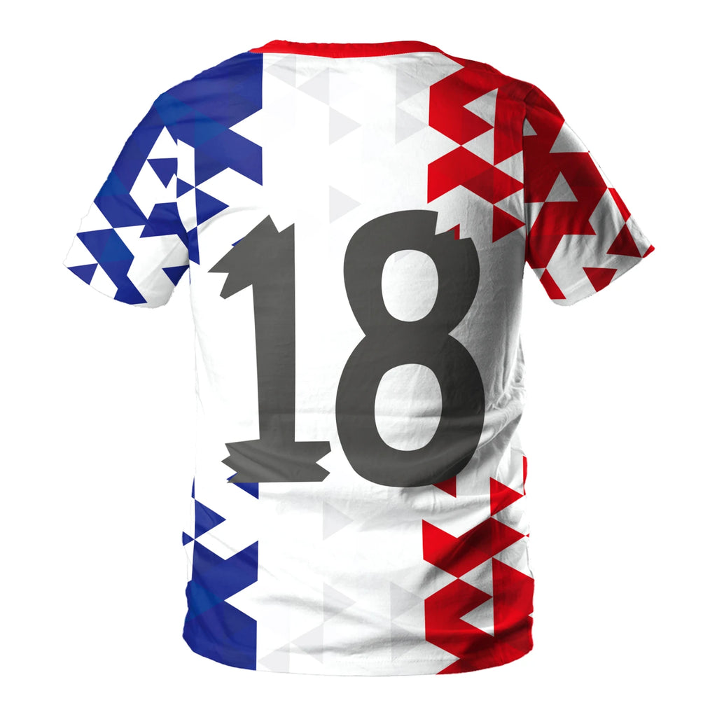 Jersery Croatia T-Shirt for Men HR Flag Tee Shirts Fashion 18 Soccer Top Red White Grids Football Jerseys Unisex Clothing