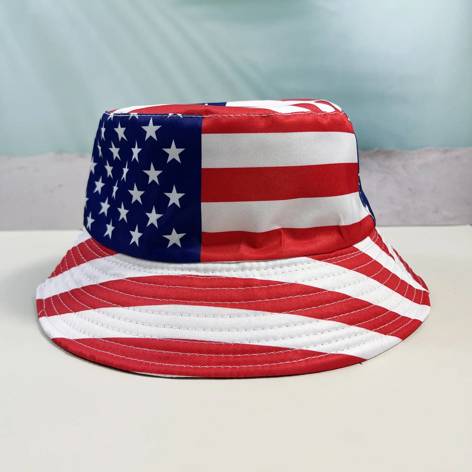 Cute Flag Bucket Hat Fashion Patriotic Summer Cap Unisex Printing Bucket Hat Outdoor Gardening Beach Camping Hiking Fishing Caps