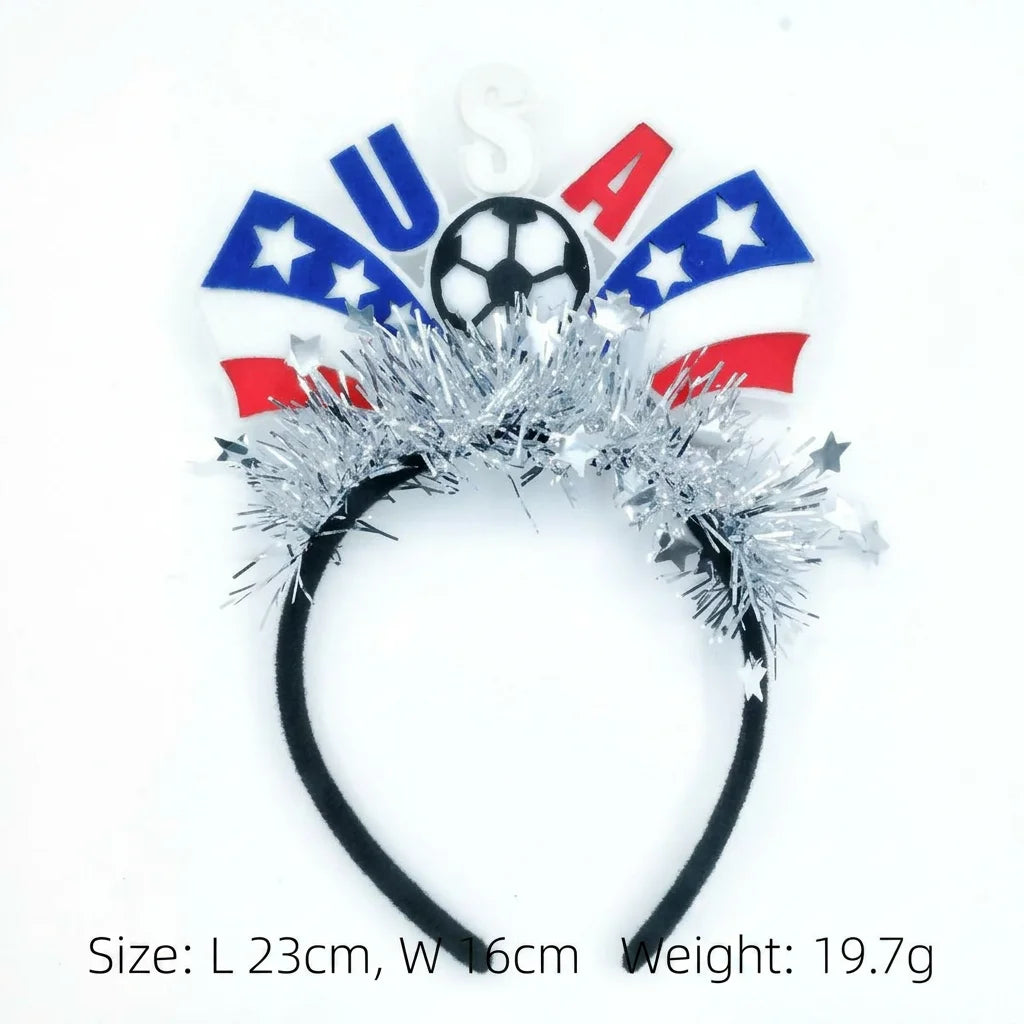 FIFA World Cup 2026 Flag Headband — Fan Cheering Hair Hoop