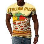 ITALY Flag 3D Print Sports Quick-dry Breathable Men T-shirt Outdoor Football Jersey Team Short-sleeve Parent-child Top Clothing