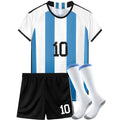 Kids Boys Soccer Jersey T-Shirts+Shorts+Stockings Set Youth Football Uniform Sports Shirt Kit children Sports Fan Girls Soccer