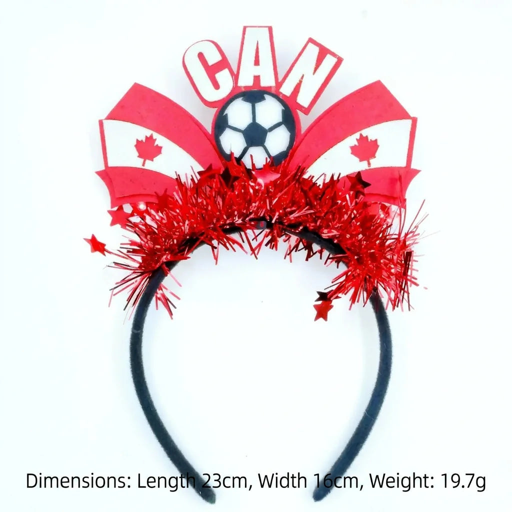 FIFA World Cup 2026 Flag Headband — Fan Cheering Hair Hoop