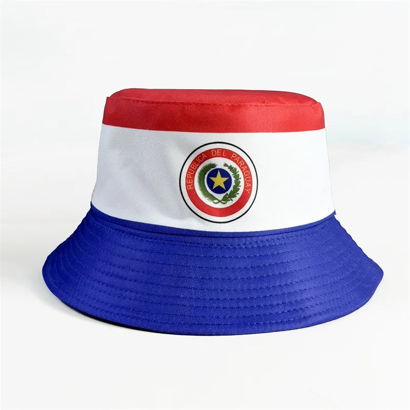 World Cup 2026 National Flag Bucket Hat — Reversible