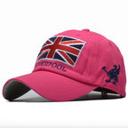 New Men's Baseball Cap Embroidery England Flag Brand Snapback Womens Baseball Hats Cotton Dad Hat Gorra Hombre Trucker Cap