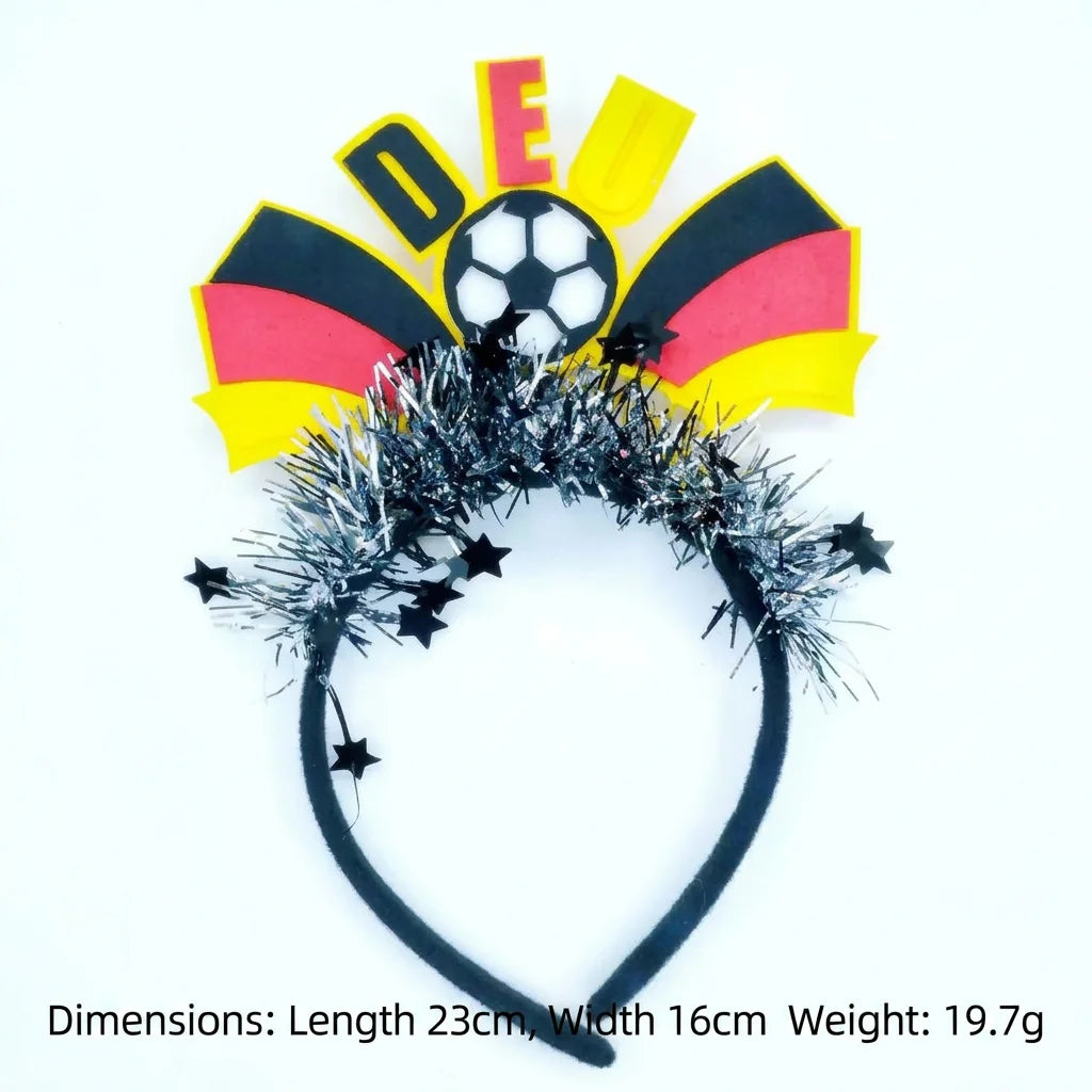 FIFA World Cup 2026 Flag Headband — Fan Cheering Hair Hoop