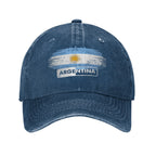 Argentina Flag Washed Baseball Cap  Trendy Sun Trucker Hat Summer Women Men Outdoor Sport Baseball Caps